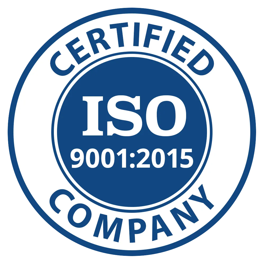 ISO 9001:2015 Certified Company